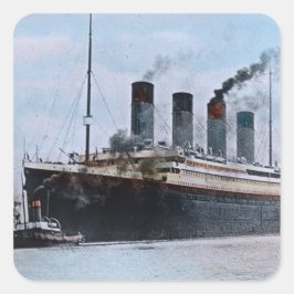 RMS Titanic Belfast Ireland  Vierkante Sticker