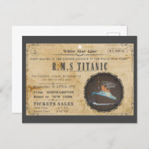 RMS TITANIC BOARDING ADVERTEREN