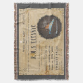 RMS TITANIC BOARDING ADVERTEREN DEKEN (Voorkant Verticaal)