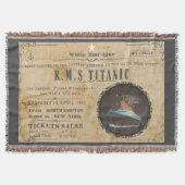 RMS TITANIC BOARDING ADVERTEREN DEKEN (Voorkant)