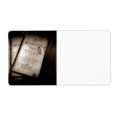 RMS Titanic Boarding Passes Etiket (Voorkant)