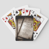 RMS Titanic Boarding Passes Pokerkaarten (Achterkant)