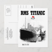 RMS Titanic Briefkaart (Voorkant / Achterkant)