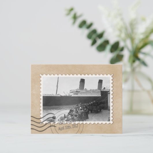RMS TITANIC BRIEFKAART (Staand voorkant)