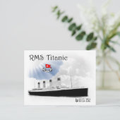 RMS Titanic Briefkaart (Staand voorkant)
