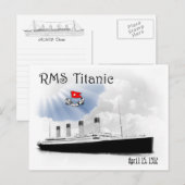 RMS Titanic Briefkaart (Voorkant / Achterkant)
