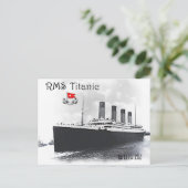 RMS Titanic Briefkaart (Staand voorkant)