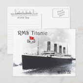 RMS Titanic Briefkaart (Voorkant / Achterkant)