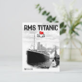 RMS Titanic Briefkaart (Staand voorkant)