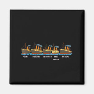 RMS Titanic Britannic Poseidon Carpathia Beroemd S Magneet