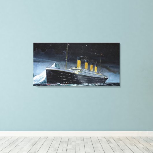 RMS Titanic Canvas Afdruk (Insitu (Houten vloer))