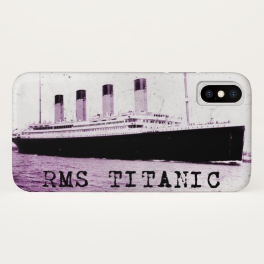 RMS TITANIC Case-Mate iPhone CASE (Achterkant (horizontaal))
