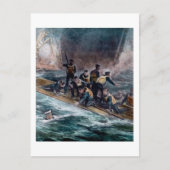 RMS Titanic Crew Escapes Behemoth Sinks Briefkaart (Voorkant)