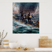 RMS Titanic Crew Members Saved  Poster (Keuken)