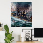 RMS Titanic Crew Members Saved  Poster (Thuiskantoor)