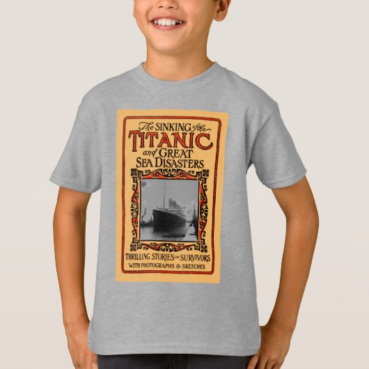 RMS Titanic Cruiseschip Disaster 1912  T-shirt (Voorkant)