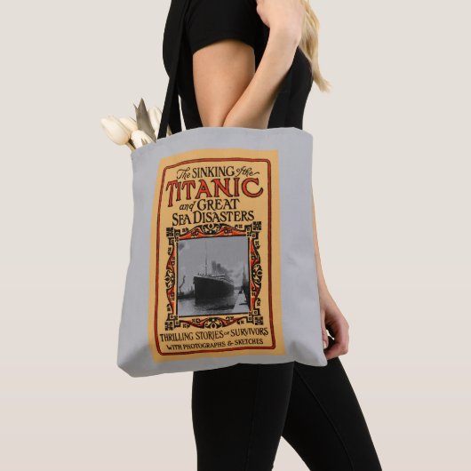 RMS Titanic Cruiseschip Ramp 1912 Ouddruk Tote Bag (Dichtbij)