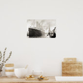 RMS Titanic DeParts Southampton Poster (Keuken)