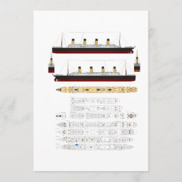 RMS Titanic Drawing and Diagram