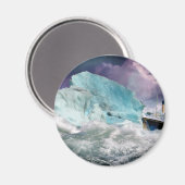 RMS Titanic en Iceberg Painting Magneet (Voorkant / Achterkant)