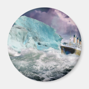 RMS Titanic en Iceberg Painting Magneet