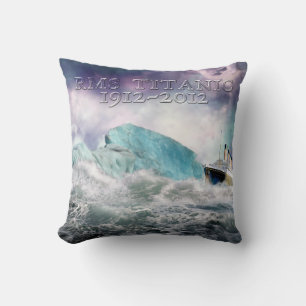 RMS Titanic en Iceberg Painting Pillow Kussen