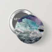 RMS Titanic en Iceberg Painting Ronde Button 5,7 Cm (Voorkant /achterkant)