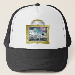 RMS Titanic en Iceberg Painting Trucker Pet