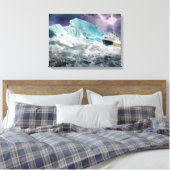 RMS Titanic en Iceberg Painting Wrapped Canvas (Insitu (Slaapkamer))