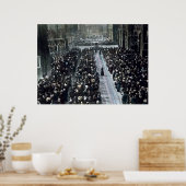 RMS Titanic Funeral and Memorial Service 1912 Poster (Keuken)