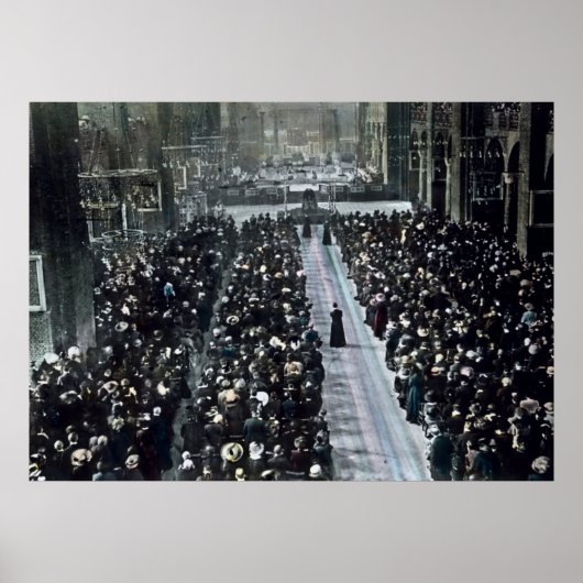 RMS Titanic Funeral and Memorial Service 1912 Poster (Voorkant)