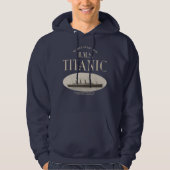 RMS Titanic Ghost Ship Sepia Hoodie (Voorkant)
