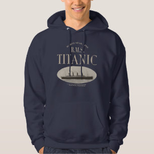 RMS Titanic Ghost Ship Sepia Hoodie