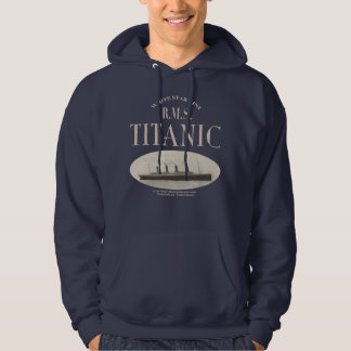 RMS Titanic Ghost Ship Sepia Hoodie