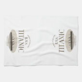 RMS Titanic Ghost Ship Sepia Kitchen Towel Theedoek (Horizontaal)