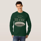 RMS Titanic Ghost Ship Sepia Long Sleeve T-Shirt (Voorkant volledig)