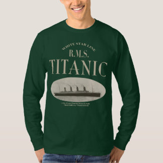 RMS Titanic Ghost Ship Sepia Long Sleeve T-Shirt