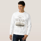 RMS Titanic Ghost Ship Sepia Sweatshirt (Voorkant volledig)