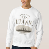 RMS Titanic Ghost Ship Sepia Sweatshirt (Voorkant)