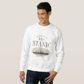 RMS Titanic Ghost Ship Sepia Sweatshirt (Voorkant volledig)