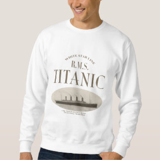 RMS Titanic Ghost Ship Sepia Sweatshirt