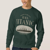 RMS Titanic Ghost Ship Sepia Sweatshirt (Voorkant)