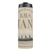 RMS Titanic Ghost Ship Sepia Thermal Tumbler Thermosbeker (Voorkant)