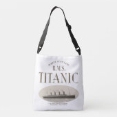RMS Titanic Ghost Ship Sepia/White Crossbody Bag Crossbody Tas (Achterkant)