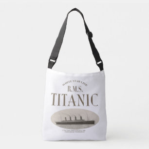 RMS Titanic Ghost Ship Sepia/White Crossbody Bag Crossbody Tas