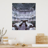 RMS Titanic Grand Dining Room Luxe Poster (Keuken)