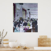 RMS Titanic Grand Dining Room  Poster (Keuken)