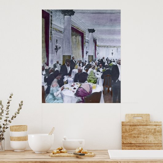 RMS Titanic Grand Dining Room  Poster (Keuken)