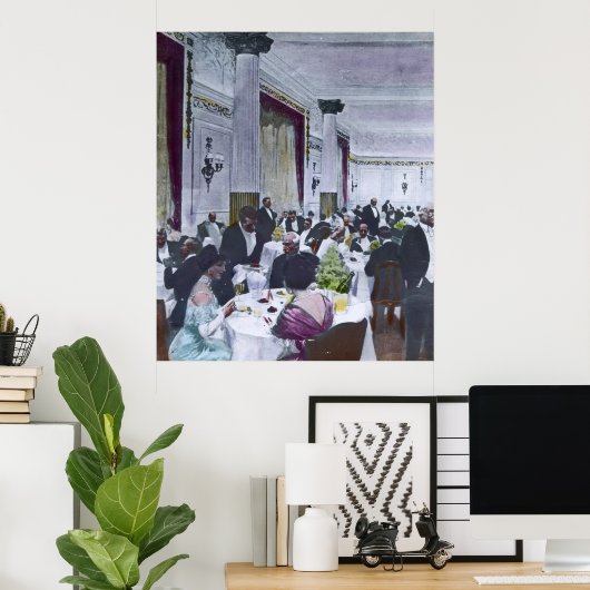 RMS Titanic Grand Dining Room  Poster (Thuiskantoor)