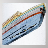 RMS Titanic Iceberg Damages Poster (Voorkant)
